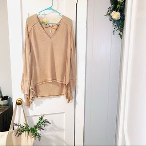 ✨ Free People - Flowy Sweater (STAIN PICTURED)